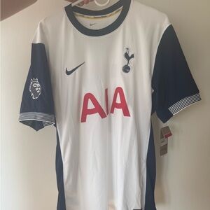Tottenham Hotspur home shirt Men’s Large 2024/25 - white and navy. Brand New!!